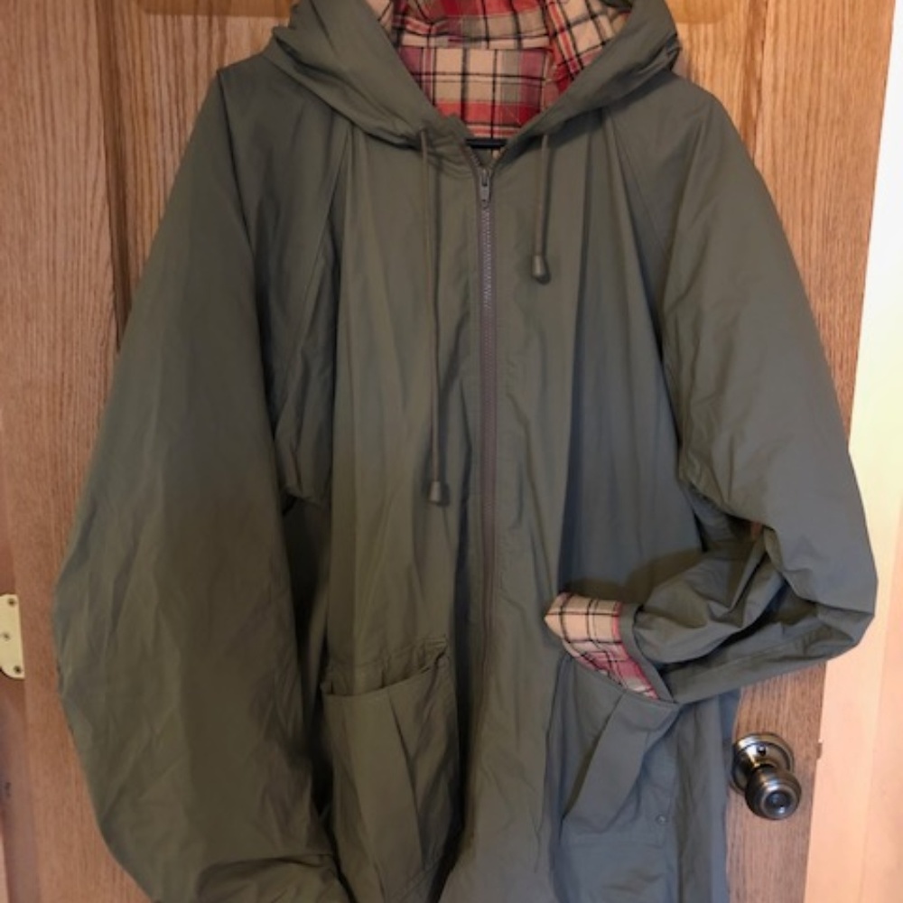 Misty Harbor Rain Jacket with Flannel Lining